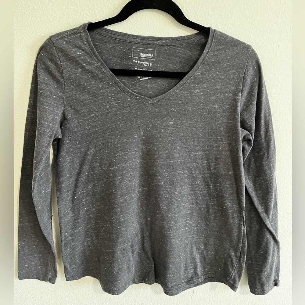 Grey Sonoma Everyday Women’s Long-sleeve Small Shirt